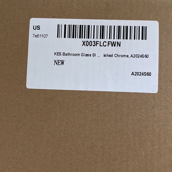 Brand New Never Opened- Bathroom Glass Shelf - Picture 2 of 2